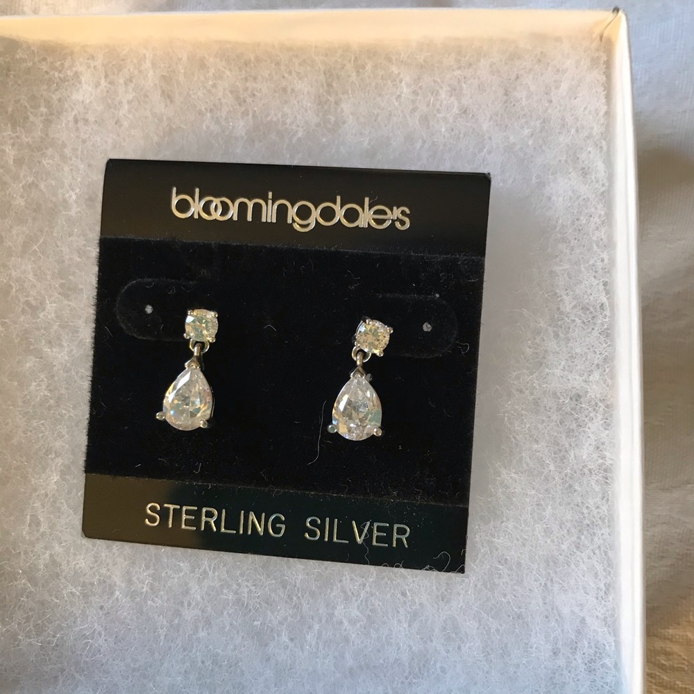 Cubic Zirconia Drop Earrings
